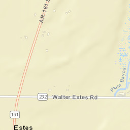 Estes Arkansas Street Map