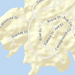 Lakeview Shores Alabama Street Map