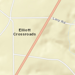 Elliott Crossroads Alabama Street Map