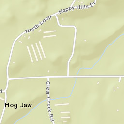 Hog Jaw Arkansas Street Map