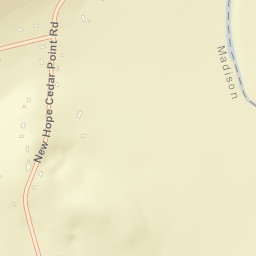 Cedar Point Alabama Street Map