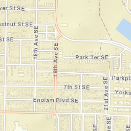 Albany Alabama Street Map