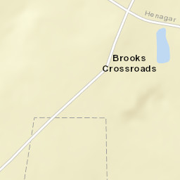 Brooks Crossroads Alabama Street Map