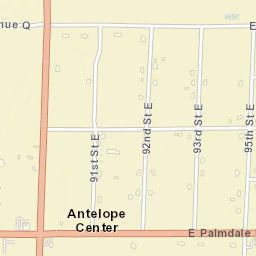 Antelope Center California Street Map