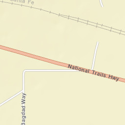 Bagdad California Street Map