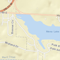 2014-2016 Arkansas 88, Mena, AR 71953 Street Map