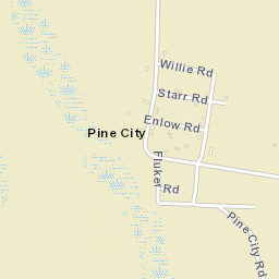 Pine City Arkansas Street Map