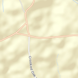 Crooked Oak Alabama Street Map