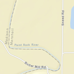 Butler Mill Alabama Street Map