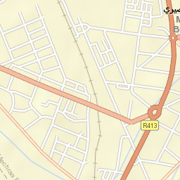 Mechraa Bel Ksiri Street Map