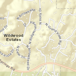Wildwood Estates Arizona Street Map