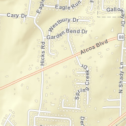 2716 Garden Bend Drive, Benton, AR Street Map