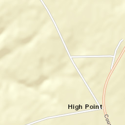 High Point Alabama Street Map