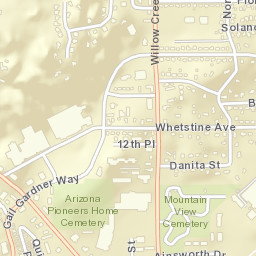 1023-1083 Willow Creek Road, Prescott, AZ Street Map