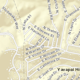Yavapai Hills Arizona Street Map