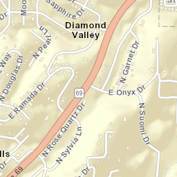 Diamond Valley Arizona Street Map