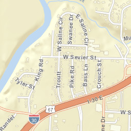 701-799 East Saline Circle, Benton, AR Street Map