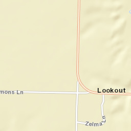 Lookout Arkansas Street Map