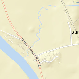 Burrows Alabama Street Map