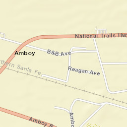 Amboy California Street Map
