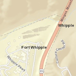 Fort Whipple Arizona Street Map