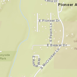 Pioneer Acres Arizona Street Map