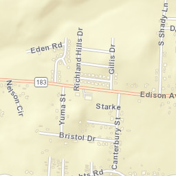Lena Arkansas Street Map