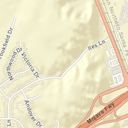 Valley High North California Street Map