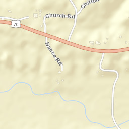 Nance Arkansas Street Map