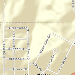 Hester Heights Alabama Street Map