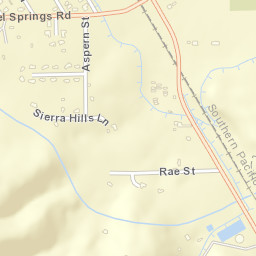 Alpine California Street Map