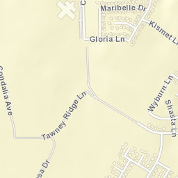 Golden Mesa California Street Map