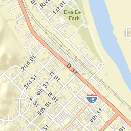 Victorville California Street Map