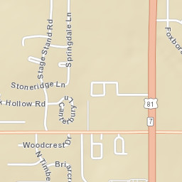 2560-2654 Oklahoma 7 Duncan OK Street Map