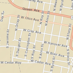 766-828 West Queen Avenue, Coalgate, OK Street Map