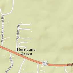 Hurricane Grove Arkansas Street Map