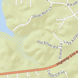 Silver Arkansas Street Map