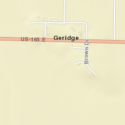 Geridge Arkansas Street Map