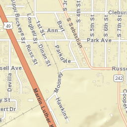 11-35 West Park Avenue West Helena AR Street Map