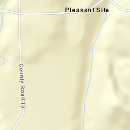 Pleasant Site Alabama Street Map