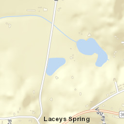 Laceys Spring Alabama Street Map
