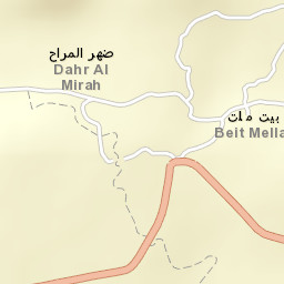 Caza de Aakkar Street Map