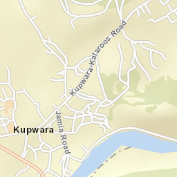 Kupwara Street Map