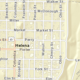 301-399 York Street, Helena, AR 72342 Street Map