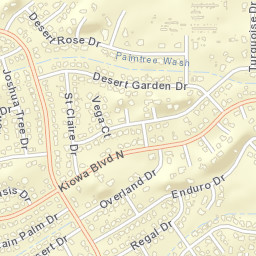 3400-3458 Desert Lake Drive, Lake Havasu Street Map