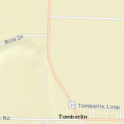 Tomberlin Arkansas Street Map