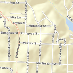 301-399 Oak Street, Russellville, AL 35653 Street Map