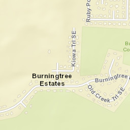Burningtree Estates Alabama Street Map