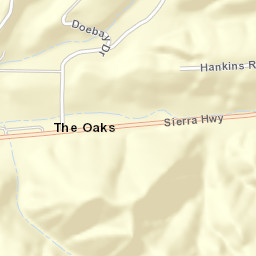 The Oaks California Street Map