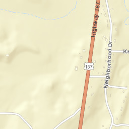 25804-25908 Neighborhood Drive, Hensley Street Map